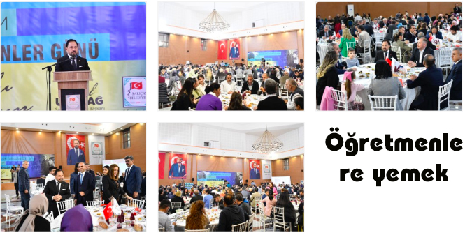 24 kasım'da başkan uludağ'dan öğretmenler onuruna yemek