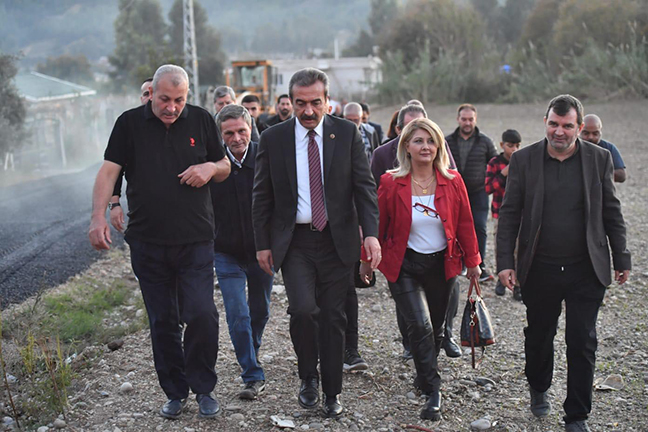 Soner Çetin’e Salbaş’ta davul-zurnalı karşılama